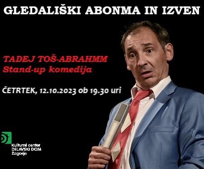 Tadej Toš-Abrahmm-gledališki abonma in izven